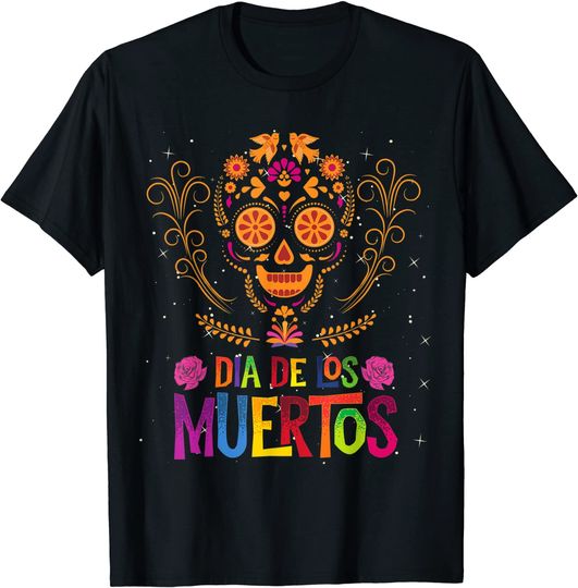 Discover Muertos Dia De Los Day Of The Dead T-Shirt