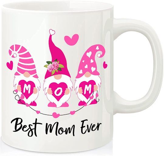 Discover Best Mom Ever Mothers Day Gnome Coffee Mug