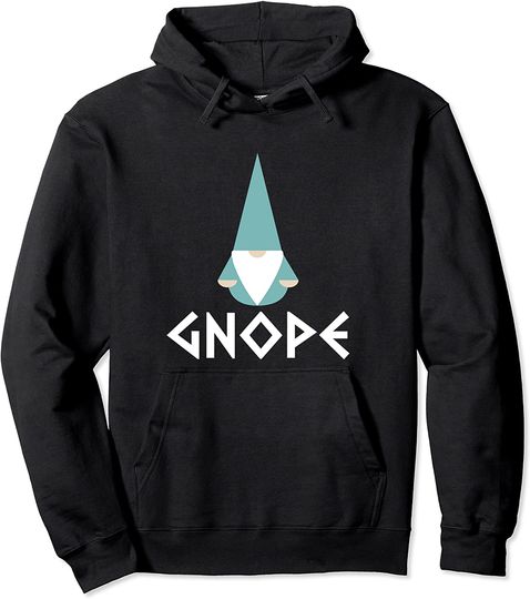 Discover Gnope Gnome Hoodie Nordic Nope Scandinavian Hoodie