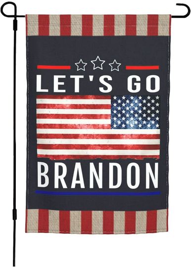 Discover Let'S Go Brandon Fjb Funny House Flag For Yard