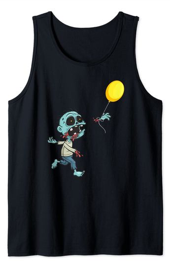 Discover Zombie Birthday Balloon Tank Top