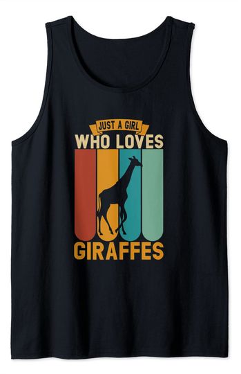 Discover Just a girl who loves giraffes Tank Top