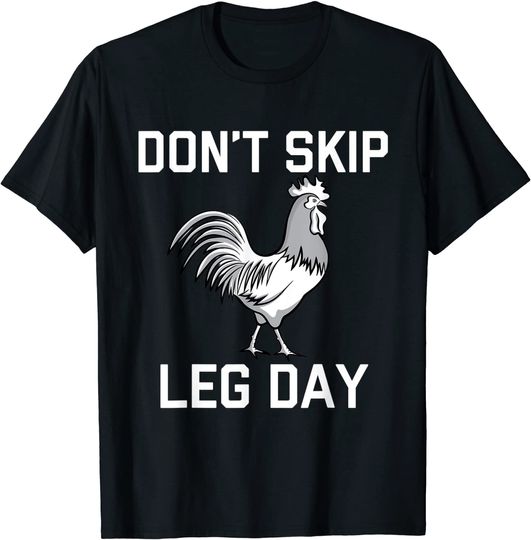 Discover Don't Skip Leg Day Workout T-Shirt