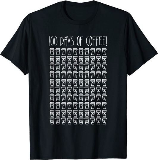 Discover 100 Days Of Coffee T-Shirt