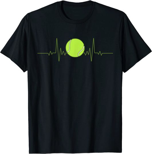 Discover Tennis Player Costume Heartbeat T-Shirt