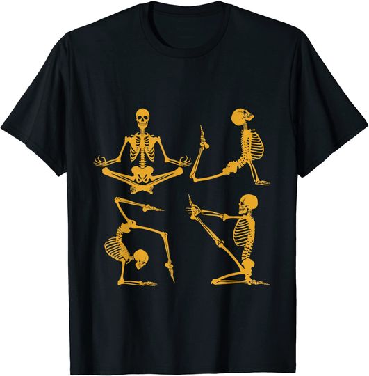 Discover Halloween Skeleton Yoga Sneaker Match 1 High OG Pollen T-Shirt