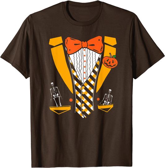 Discover Halloween Tuxedo Suit Tux Cute Halloween Graphic T-Shirt