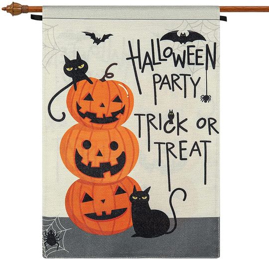 Discover Halloween Garden Flag Trick or Treat Flags Garden