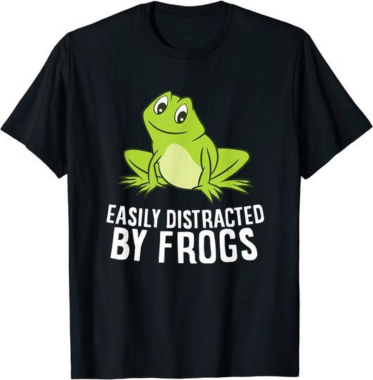 Discover Easily Distracted By Frogs T-Shirt