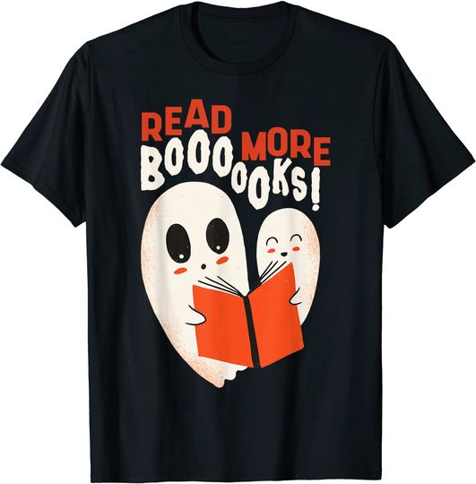 Discover Cute BOO Read More Book Halloween T-Shirt