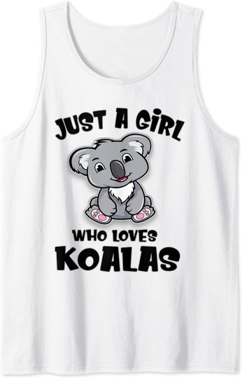 Discover Just A Girl Who Loves Koala Tank Top