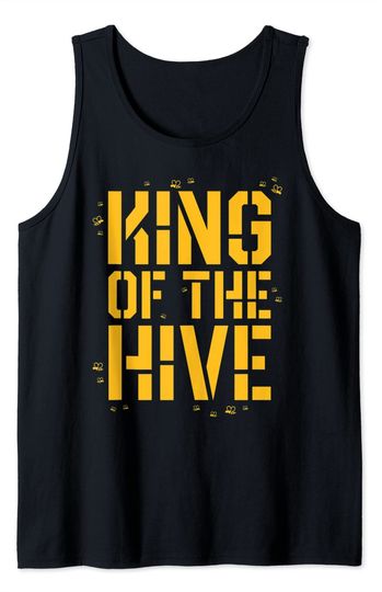 Discover Beekeeper Shirts For Men Beekeeping Dad King Of The Hive Tank Top