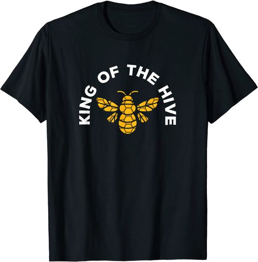 Discover King Of The Hive Funny Beekeeper Honey-Maker Gift Shirt T-Shirt