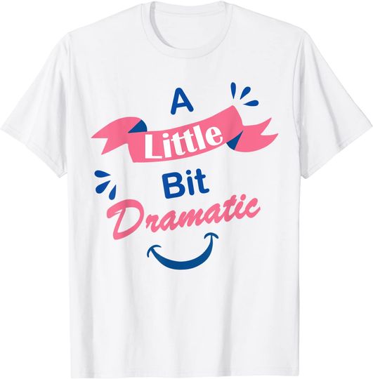 Discover Womens A Little Bit Dramatic Halloween Queen Girls T-Shirt