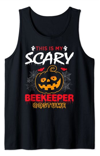 Discover This Is My Scary Beekeeper Costume Halloween Tank Top