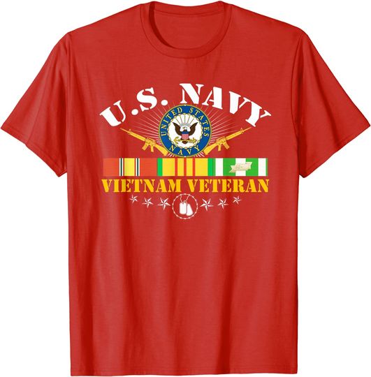 Discover US Vietnam Veteran USA Flag T-shirt, Vietnam Vet T-Shirt