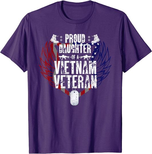 Discover Proud Daughter Of A Vietnam Veteran T-Shirt
