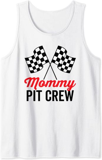 Discover Mommy Pit Crew for Racing Party Family Tank Top