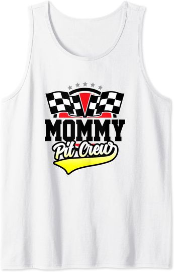Discover Mommy Pit Crew for Racing Party Team Mom Tank Top
