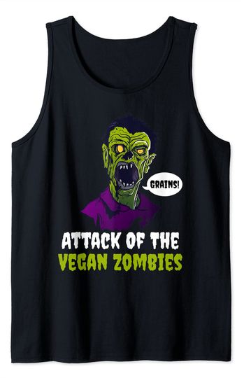 Discover Attack Of The Vegan Zombies Tank Top