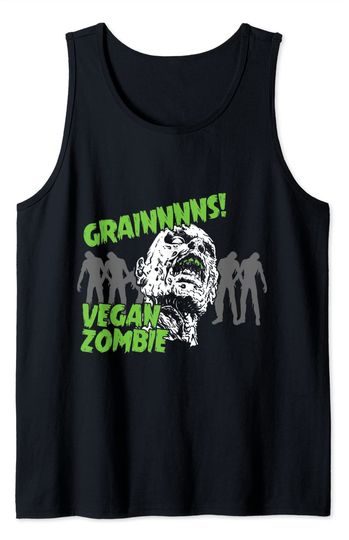 Discover Vegan And Grains Zombie Tank Top