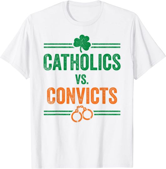 Discover Catholics Vs Convicts Vintage T Shirt