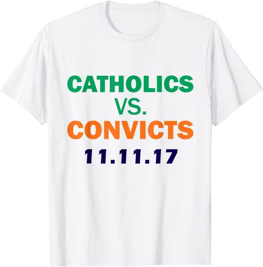 Discover Catholics vs. Convicts 2017 T-Shirt