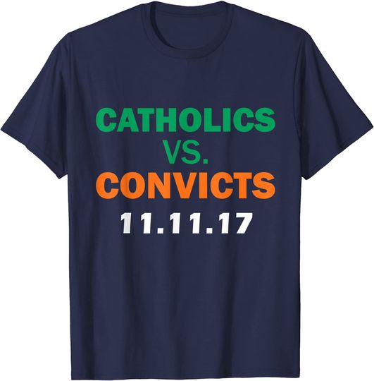 Discover Catholics vs. Convicts 2017 T-Shirt