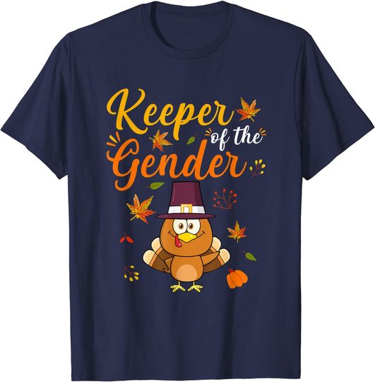 Discover Keeper Of The Gender Reveal Baby Thanksgiving Party Pajama T-Shirt