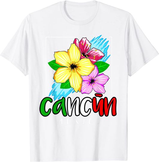 Discover Cancun Mexico Souvenir Gift Spring Break Summer Vacation T-Shirt