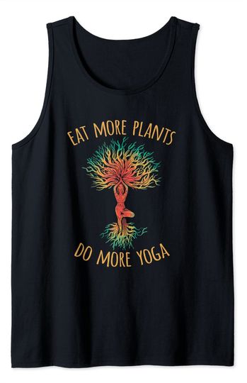 Discover Eat More Plants Do More Yoga Tank Top