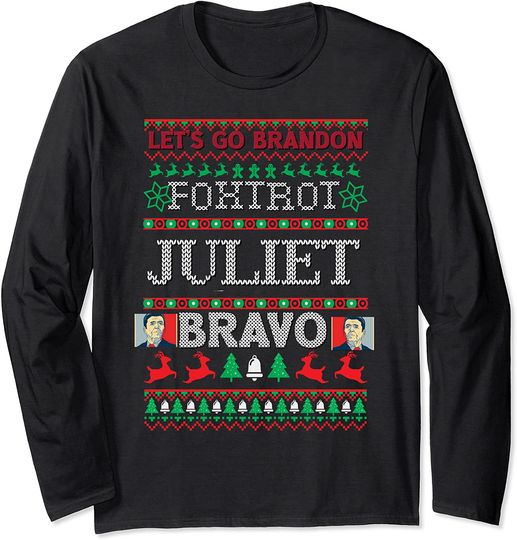 Discover Lets Go Brandon Shirt Military Pro American Anti Joe Biden Long Sleeve T-Shirt