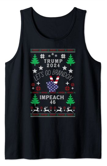 Discover Lets Go Brandon Shirt Military Pro American Anti Joe Biden Tank Top