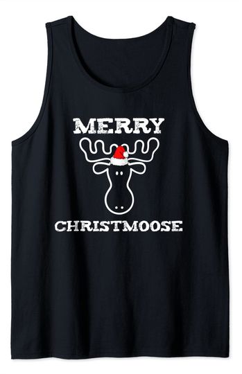 Discover Merry Christmoose Funny Christmas Moose Gift Tank Top