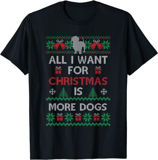 Discover All I Want for Christmas Is More Dogs T-shirt