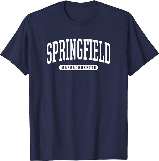 Discover Springfield Massachusetts Vacation College Style T-Shirt