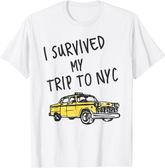 Discover I Survived My Trip to NYC Travel T-shirt