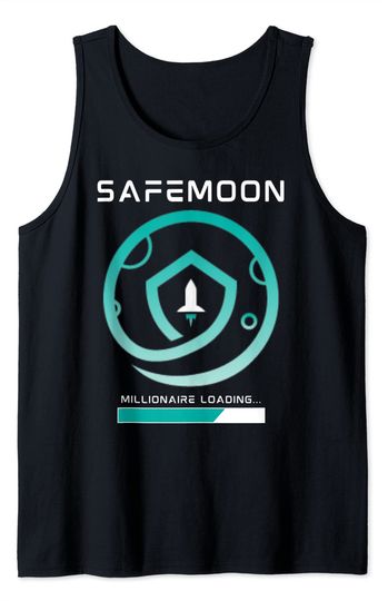 Discover Safemoon Millionaire Loading, Cryptocurrency Meme Tank Top