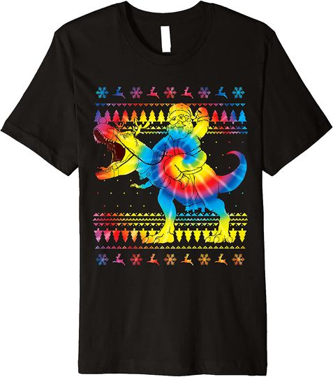 Discover Tie Dye Christmas Ugly Sweater T-Shirt