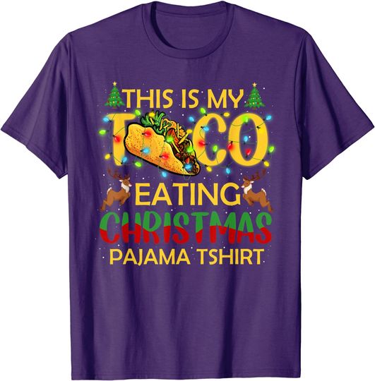 Discover This Is My Christmas Pajama Tacos T-Shirt