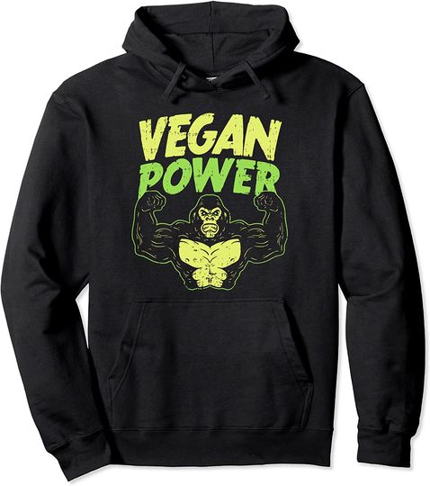 Discover Vegan Power Plant Diet Vegetables Herbivores Cuisine Pullover Hoodie
