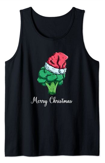 Discover Christmas Broccoli Tank Top