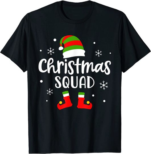 Discover Christmas Squad Elf Matching Family Pajama T-Shirt