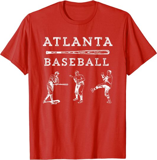 Discover Classic Atlanta, Georgia Baseball T-Shirt