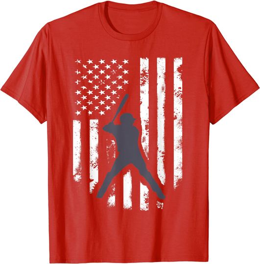 Discover American Flag Baseball T Shirt