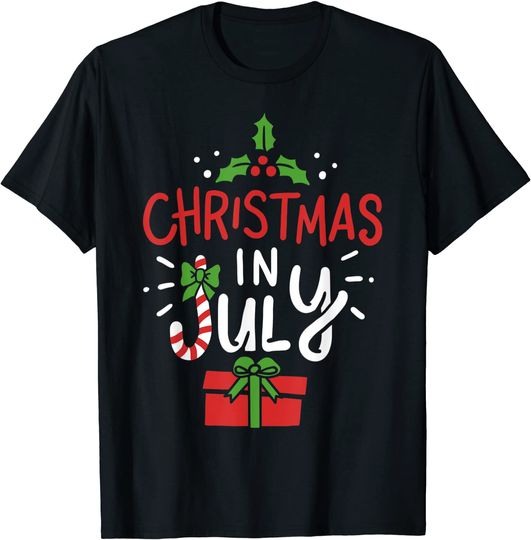 Discover Christmas In July Beach Summer Hawaiian Gift T-Shirt