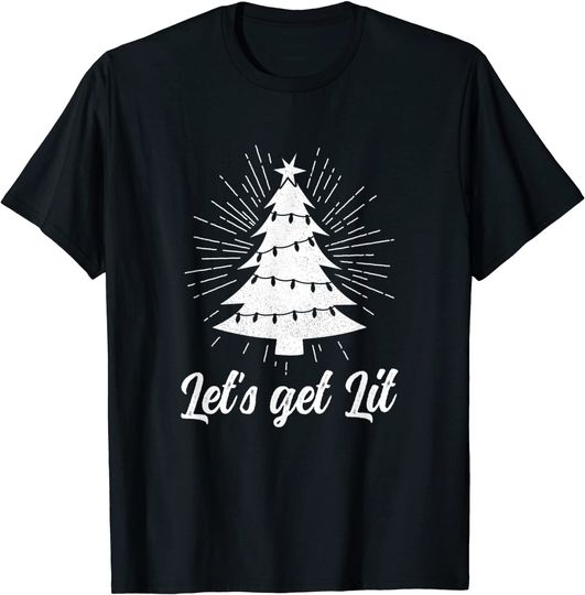 Discover Let's Get Lit Christmas T-Shirt