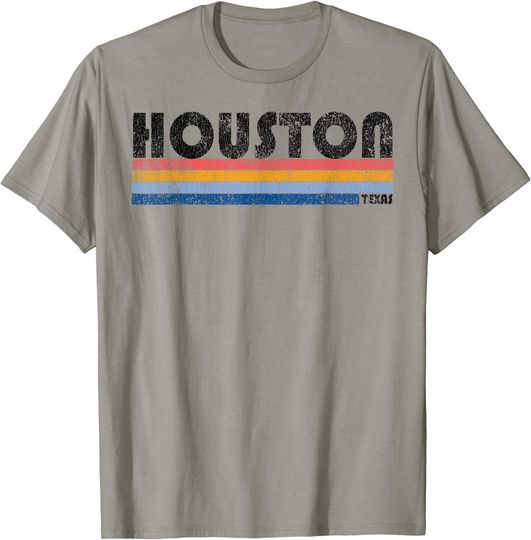 Discover Vintage 1980s Style Houston, Texas T-Shirt