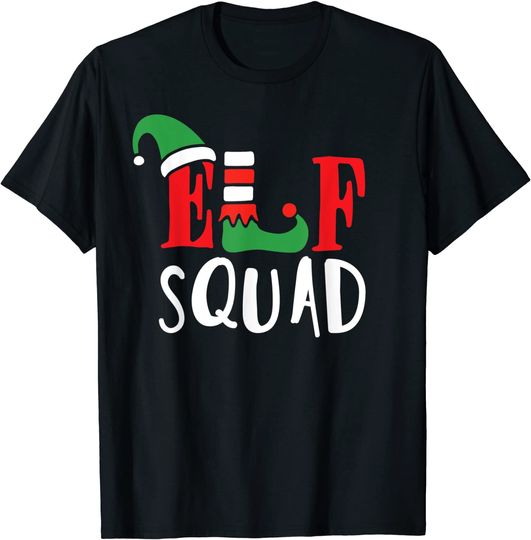 Discover Family Christmas Matching Holiday Group Elf Squad T-Shirt