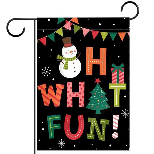Discover Oh What Fun It's Christmas Garden Flags
